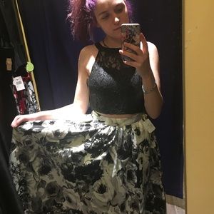 Size 3 two piece prom dress